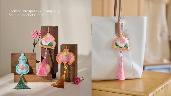 Fortune,Prosperity & Longevity Scented Sachet Gift Set