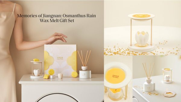 Memories of Jiangnan:Osmanthus Rain Wax Melt Gift Set